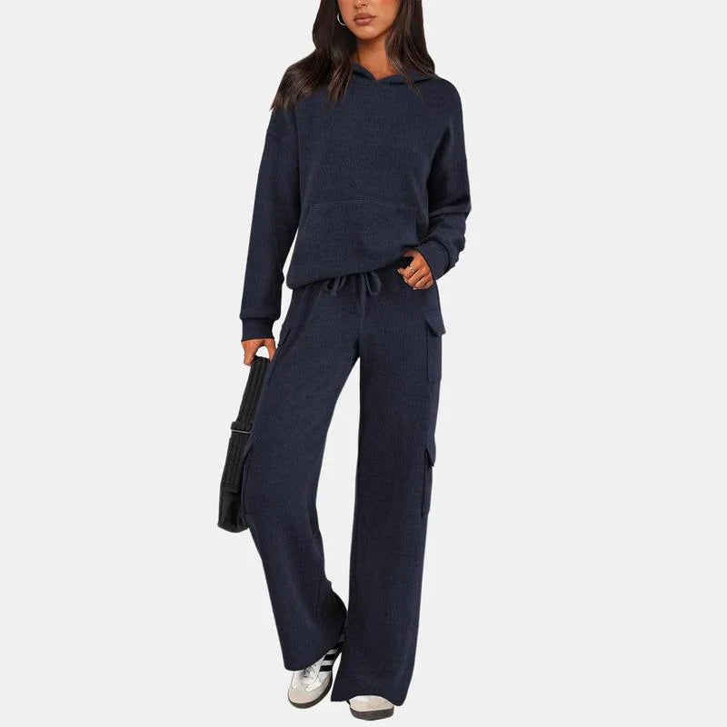 Women's Fashion Cozy Knit Lounge Set
