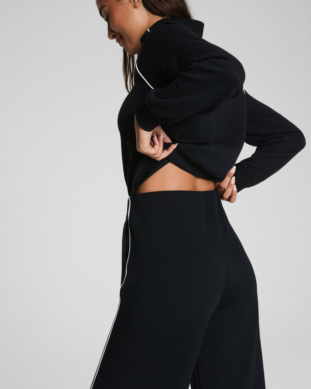 AirEssentials Pique Half Zip Jumpsuit(Buy 2 Free Shipping)