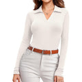 Arach&Cloz Women's Wool Blend Polo Shirts Fall SweatersBusiness Casual Outfits 2026