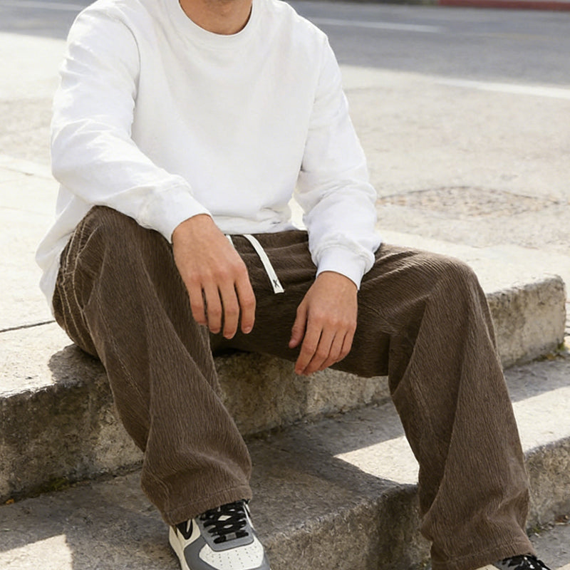 Everyday LooseFit Drawstring Casual Pants